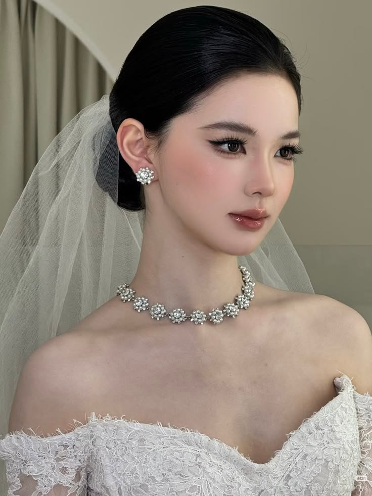 Korean bridal makeup look 1