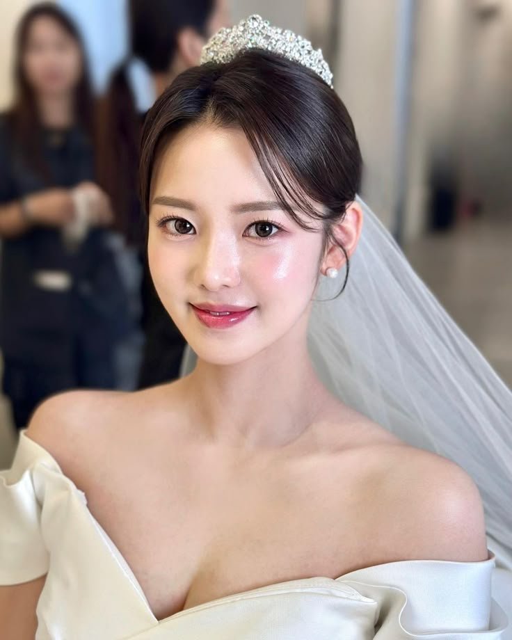 Korean bridal makeup look 2